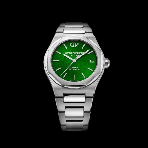 Girard Perregaux Watch Front Laureato Green