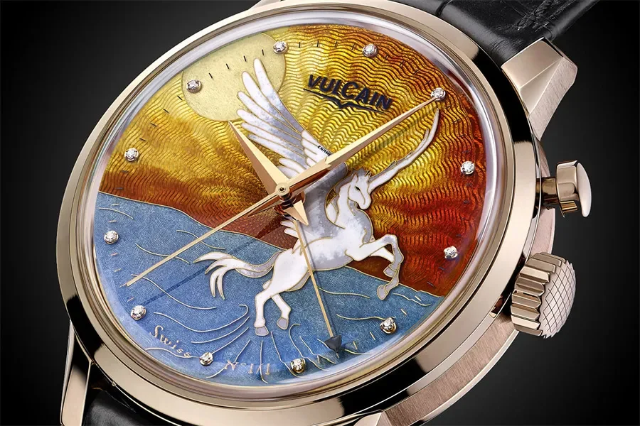 Vulcain Watch 50s President Pegasus